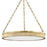 Hudson Valley Lynden 8 Light Chandelier, Aged Brass/White - 532-AGB