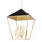 Hudson Valley Paxton 8 Light Large Pendant, Gold Leaf/Black - 5724-GL-BK