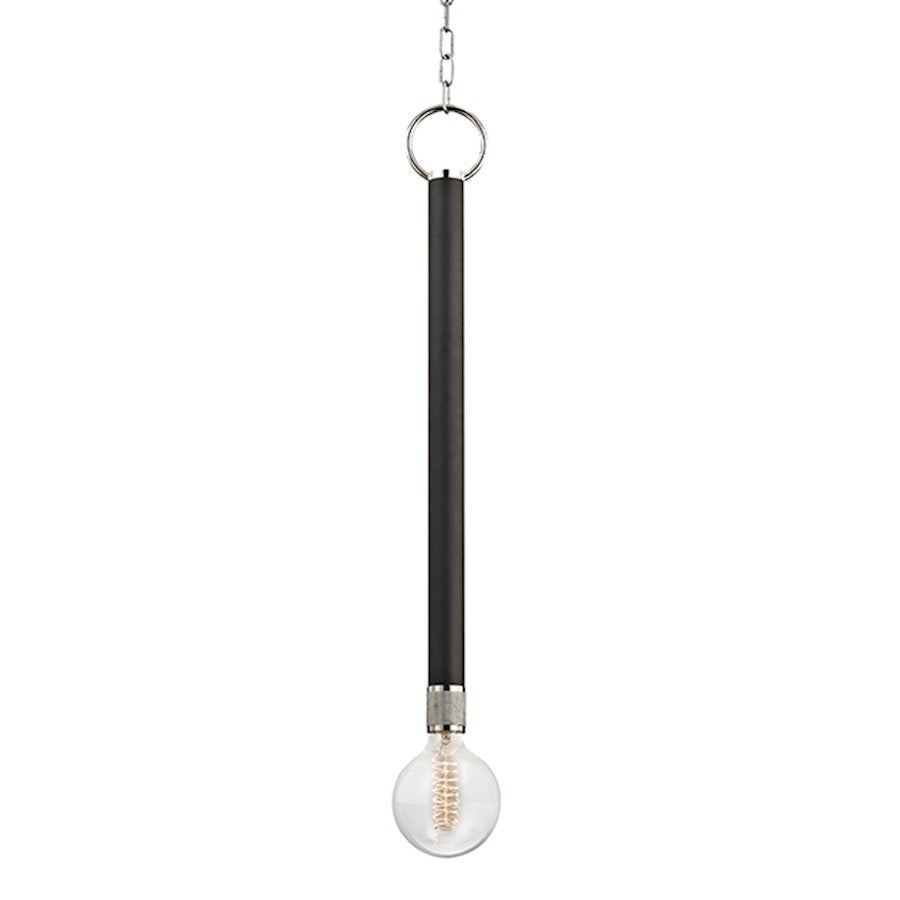 Hudson Valley Desmond 1 Light Pendant, Polished Nickel - 6041-PN