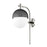 Hudson Valley Nyack 1 Light Wall Sconce, Polished Nickel/Black - 6100-PN-BK