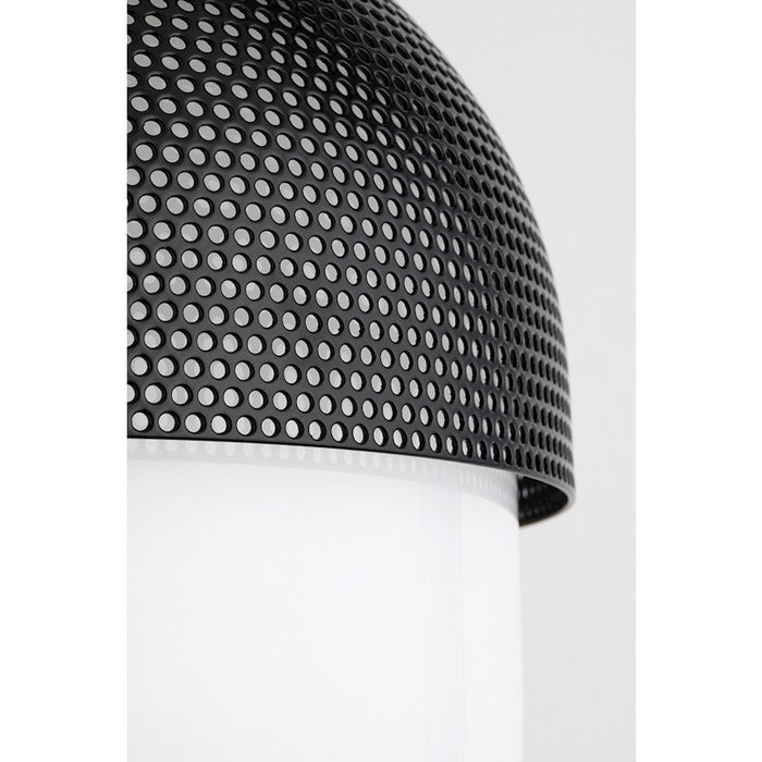 Hudson Lighting Nyack 1 Light Large Pendant, Black