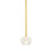 Hudson Valley Barclay 1 Light Pendant, Aged Brass - 6140-AGB