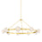 Hudson Valley Barclay 9 Light Chandelier, Aged Brass - 6150-AGB