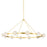 Hudson Valley Barclay 12 Light Chandelier, Aged Brass - 6165-AGB