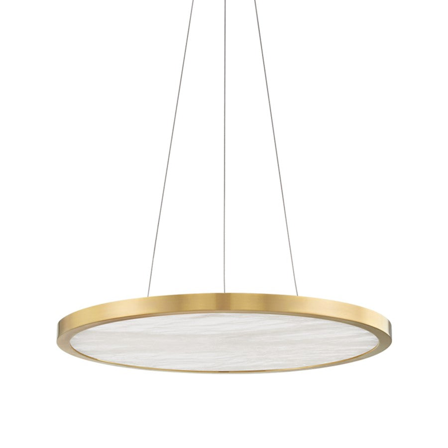 Hudson Valley Eastport 24" Led Pendant, Aged Brass - 6324-AGB