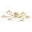 Hudson Valley Meander 6 Light Chandelier, Aged Brass - 6332-AGB