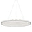 Hudson Lighting Eastport 36" Led Pendant, Polished Nickel/White - 6336-PN