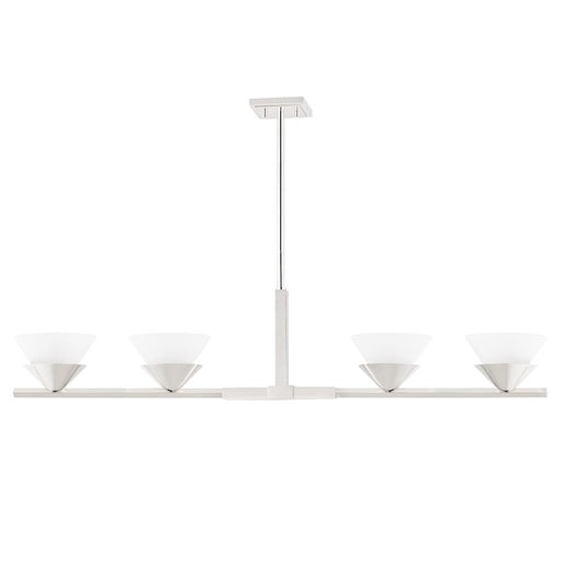 Hudson Valley Stillwell 4 Light Island Light, Polished Nickel - 6404-PN