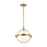 Hudson Valley Northport 1 Light 14" Pendant, Aged Brass/Clear Glass - 6514-AGB