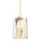 Hudson Valley Lincroft 3 Light Lantern, Vintage Gold Leaf/Sand - 6610-VGL-SSD