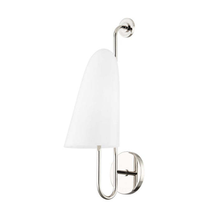 Hudson Valley Slate Hill 1 Light Wall Sconce, Polished Nickel - 7171-PN