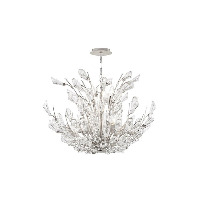 Hudson Valley Tulip 4 Light Semi Flush, Silver/Clear K9 Crystal - 7223-SL