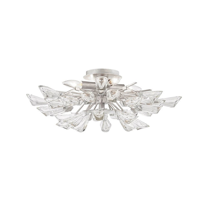 Hudson Valley Tulip 9 Light 40" Chandelier, Silver/Clear K9 Crystal - 7240-SL