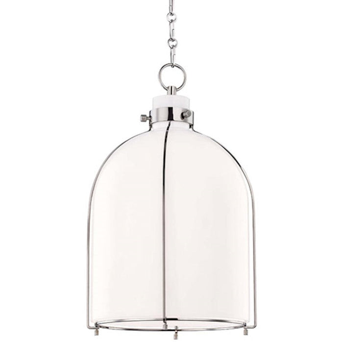 Hudson Valley Eldridge 1 Light B Pendant, Polished Nickel - 7314-PN