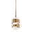 Hudson Valley Lanford 1 Light 16" Pendant, Aged Brass - 7808-AGB