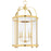 Hudson Valley Larchmont 5 Light Lantern, Aged Brass/Clear - 7820-AGB