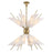 Hudson Valley Cooper 24 Light Chandelier, Aged Brass/Opal Matte - 8069-AGB