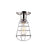 Hudson Valley Heirloom 1 Light Semi Flush Mount, Nickel/Nickel - 8100-PN-WG