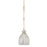 Hudson Valley Floral Park 1 Light Pendant, Aged Brass/Clear Glass - 8208-AGB