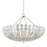 Hudson Valley Floral Park 12 Light Chandelier, Nickel/Clear Glass - 8234-PN