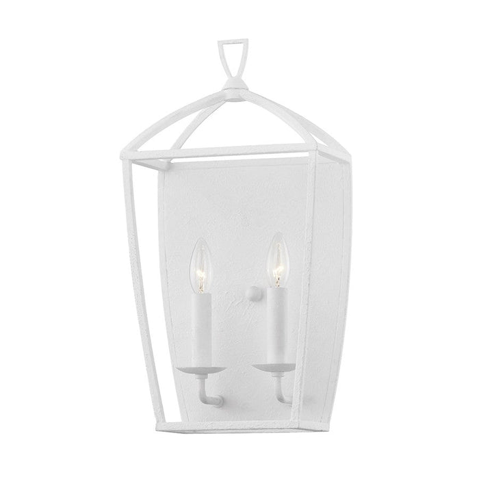 Hudson Valley Bryant 2 Light Wall Sconce, White Plaster - 8302