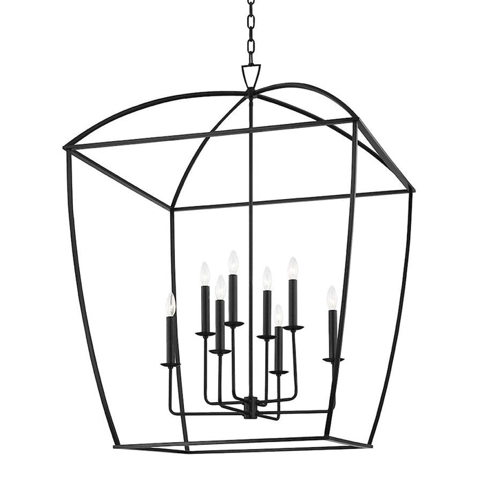 Hudson Valley Bryant 8 Light Extra Large Pendant, Aged Iron - 8334-AI