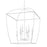 Hudson Valley Bryant 8 Light Extra Large Pendant, White Plaster - 8334-WP