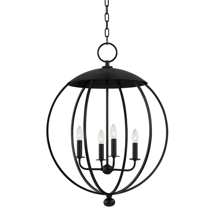 Hudson Valley Wesley 4 Light Pendant, Aged Iron - 9124-AI