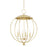 Hudson Valley Wesley 4 Light Pendant, Gold Leaf - 9124-GL