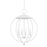 Hudson Valley Wesley 4 Light Pendant, White Plaster - 9124-WP