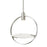 Hudson Valley Dreyer 1 Light Pendant, Polished Nickel/Alabaster Shade - 9400-PN