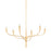 Hudson Valley Labra 6 Light Chandelier, Vintage Gold Leaf - 9606-VGL