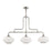 Hudson Valley Canton 3 Light Island Light, Polished Nickel/Opal Glossy - 9813-PN