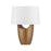 Hudson Valley Kamay 2 Light Table Lamp, Aged Brass/White - BKO1700-AGB