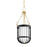 Hudson Valley Landon 1-Light Pendant, Aged Brass/Black - BKO302-AGB-BK