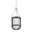 Hudson Valley Landon 1-Light Pendant, Polished Nickel/Black - BKO302-PN-BK