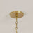 Hudson Valley Jordan 3 Light Pendant, Aged Brass/Natural