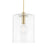 Mitzi Neko 1 Light Large Pendant, Aged Brass/Clear - H108701L-AGB