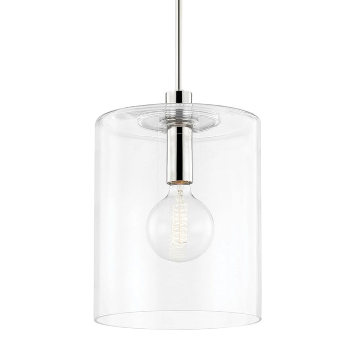 Mitzi Neko 1 Light Large Pendant, Polished Nickel/Clear - H108701L-PN