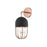 Mitzi Haley 1 Light Wall Sconce, Polished Copper/Black - H145101-POC-BK