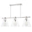 Mitzi Karin 3 Light Island Pendant, Polished Nickel/Clear - H162903-PN