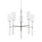 Mitzi Olivia 5 Light Chandelier, Polished Nickel/White Linen - H223805-PN