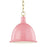 Mitzi Blair 1 Light Pendant, Aged Brass/Pink/Metal - H238701S-AGB-PK