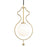 Mitzi Abigail 1 Light Pendant, Aged Brass/Opal - H248701-AGB