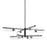 Mitzi Ariel 8 Light Chandelier, Soft Black/Clear - H326808-SBK