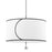 Mitzi Zara 3 Light 24" Pendant, Polished Nickel - H381701L-PN