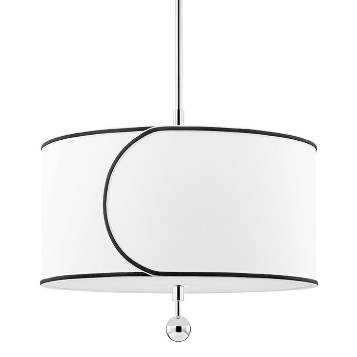 Mitzi Zara 3 Light 24" Pendant, Polished Nickel - H381701L-PN