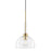 Mitzi Tabitha 1 Light Pendant, Aged Brass/Clear - H384701-AGB