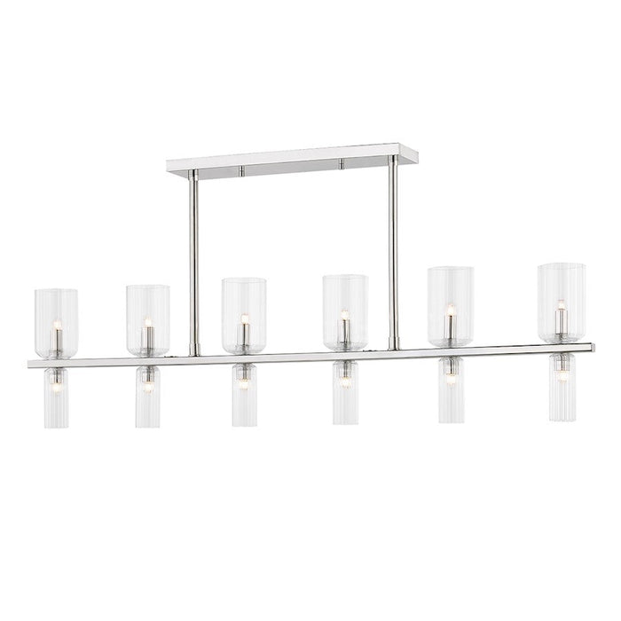 Mitzi Tabitha 12 Light Island, Polished Nickel/Clear - H384912-PN