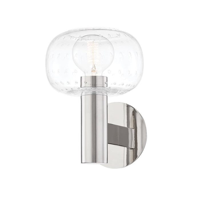 Mitzi Harlow 1 Light Sconce, Nickel/Clear - H403301-PN